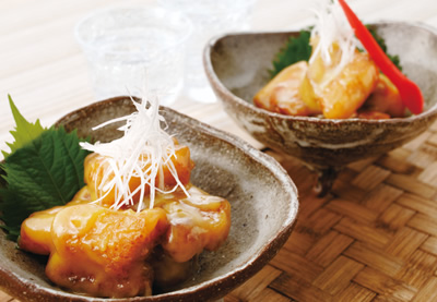 豚肉の京風白味噌煮込み